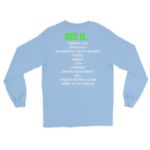 Load image into Gallery viewer, LSS - THE POWER OF 9 - Long Sleeve Shirt