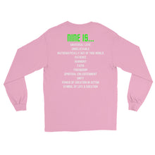 Load image into Gallery viewer, LSS - THE POWER OF 9 - Long Sleeve Shirt