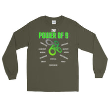 Load image into Gallery viewer, LSS - THE POWER OF 9 - Long Sleeve Shirt