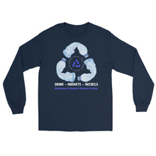 Load image into Gallery viewer, Drink - Hydrate - Recycle - Men’s Long Sleeve Shirt