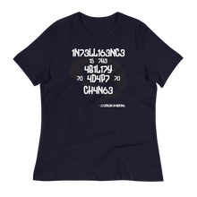 Load image into Gallery viewer, INTELLIGENCE... - Women's Relaxed T-Shirt