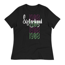 Load image into Gallery viewer, 1908 SISTERHOOD - Women's Relaxed T-Shirt