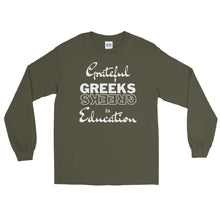 Load image into Gallery viewer, LSS - GRATEFUL GREEKS IN EDUCATION - Long Sleeve Shirt