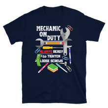 Load image into Gallery viewer, Mechanic on Duty - Short-Sleeve Unisex T-Shirt