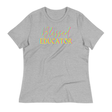 Load image into Gallery viewer, BLESSED EDUCATOR - Women's Relaxed T-Shirt
