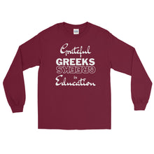 Load image into Gallery viewer, LSS - GRATEFUL GREEKS IN EDUCATION - Long Sleeve Shirt