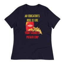 Load image into Gallery viewer, POTATO CHIP EDUCATOR  - Women's Relaxed T-Shirt