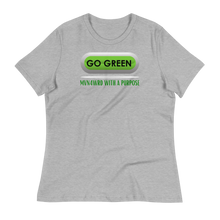 Load image into Gallery viewer, GO GREEN (Financial) - Women's Relaxed T-Shirt
