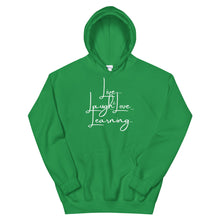 Load image into Gallery viewer, HH - LIVE...LAUGH...& LOVE LEARNING - Unisex Hoodie