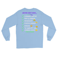 Load image into Gallery viewer, LSS - ZOOM MEETING SHIRT - Long Sleeve Shirt