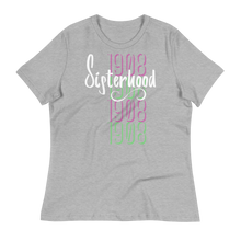Load image into Gallery viewer, 1908 SISTERHOOD - Women's Relaxed T-Shirt