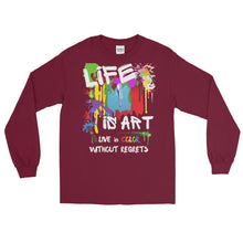 Load image into Gallery viewer, LSS - LIFE IS ART - Long Sleeve Shirt
