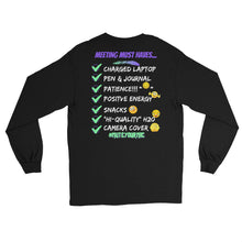 Load image into Gallery viewer, LSS - ZOOM MEETING SHIRT - Long Sleeve Shirt