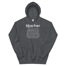 Load image into Gallery viewer, HH - DEFINITION OF A TEACHER - Unisex Hoodie