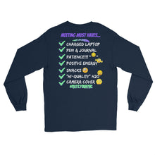 Load image into Gallery viewer, LSS - ZOOM MEETING SHIRT - Long Sleeve Shirt