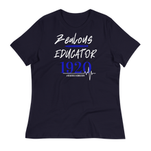 Load image into Gallery viewer, 1920 ZEALOUS EDUCATOR - Women's Relaxed T-Shirt