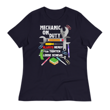 Load image into Gallery viewer, Mechanic on Duty - Women's Relaxed T-Shirt