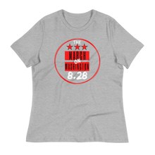Load image into Gallery viewer, "ON SALE NOW" - LIMITED EDITION!!! 57th ANNIVERSARY of the March on Washington - SHOW UP & SHOW OUT 2020 - Women's Relaxed T-Shirt