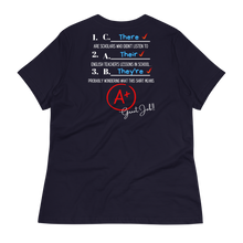 Load image into Gallery viewer, THERE, THEY'RE, THEIR... - Women's Relaxed T-Shirt