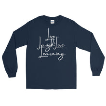 Load image into Gallery viewer, LSS - LIVE...LAUGH...& LOVE LEARNING - Long Sleeve Shirt