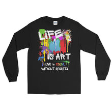 Load image into Gallery viewer, LSS - LIFE IS ART - Long Sleeve Shirt