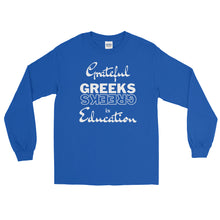 Load image into Gallery viewer, LSS - GRATEFUL GREEKS IN EDUCATION - Long Sleeve Shirt