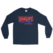 Load image into Gallery viewer, LSS - URGENT (blue) - Long Sleeve Shirt