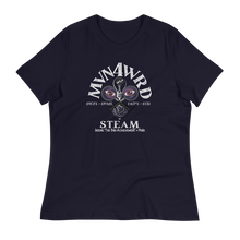 Load image into Gallery viewer, MVN4WRD Official Logo (Black and White) - Women's Relaxed T-Shirt