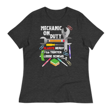 Load image into Gallery viewer, Mechanic on Duty - Women's Relaxed T-Shirt