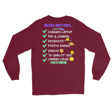 Load image into Gallery viewer, LSS - ZOOM MEETING SHIRT - Long Sleeve Shirt
