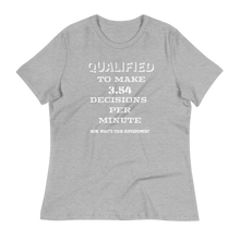 Load image into Gallery viewer, QUALIFIED - Women's Relaxed T-Shirt