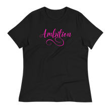 Load image into Gallery viewer, AMBITION (pink) - Women's Relaxed T-Shirt