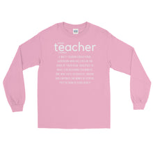 Load image into Gallery viewer, LSS - DEFINITION OF A TEACHER - Long Sleeve Shirt