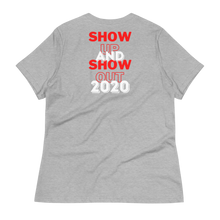 Load image into Gallery viewer, "ON SALE NOW" - LIMITED EDITION!!! 57th ANNIVERSARY of the March on Washington - SHOW UP & SHOW OUT 2020 - Women's Relaxed T-Shirt