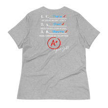 Load image into Gallery viewer, THERE, THEY'RE, THEIR... - Women's Relaxed T-Shirt