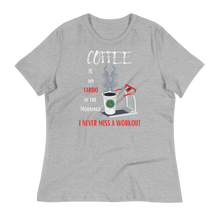 Load image into Gallery viewer, COFFEE CARDIO - Women's Relaxed T-Shirt