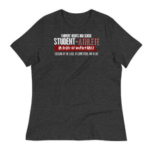 Load image into Gallery viewer, FHHS STUDENT-ATHLETE - Women's Relaxed T-Shirt