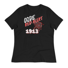 Load image into Gallery viewer, 1913 CODE RED ALERT - Women's Relaxed T-Shirt