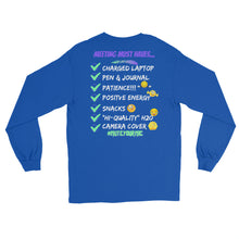 Load image into Gallery viewer, LSS - ZOOM MEETING SHIRT - Long Sleeve Shirt