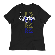 Load image into Gallery viewer, 1922 SISTERHOOD - Women's Relaxed T-Shirt