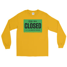 Load image into Gallery viewer, LSS - CLIMATE CHANGE AWARENESS - Long Sleeve Shirt