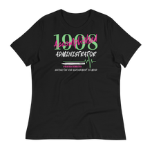 Load image into Gallery viewer, 1908 ADMINISTRATOR - Women's Relaxed T-Shirt