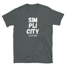 Load image into Gallery viewer, SIM-PLI-CITY - Short-Sleeve Unisex T-Shirt