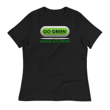 Load image into Gallery viewer, GO GREEN (Financial) - Women's Relaxed T-Shirt