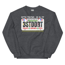 Load image into Gallery viewer, BSTDDRT License Plate - Unisex Sweatshirt