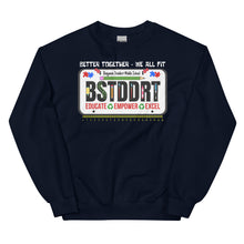 Load image into Gallery viewer, BSTDDRT License Plate - Unisex Sweatshirt
