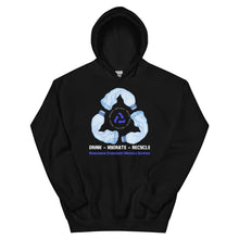 Load image into Gallery viewer, Drink - Hydrate - Recycle - Unisex Hoodie