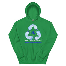 Load image into Gallery viewer, Drink - Hydrate - Recycle - Unisex Hoodie