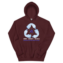 Load image into Gallery viewer, Drink - Hydrate - Recycle - Unisex Hoodie