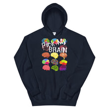 Load image into Gallery viewer, HH - PICK MY BRAIN - Unisex Hoodie